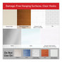 A Picture of product MMM-17006CLRES Command™ Clear Hooks and Strips Mini, Plastic, 0.5 lb Capacity, 6 8 Strips/Pack