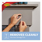 A Picture of product MMM-17006CLRES Command™ Clear Hooks and Strips Mini, Plastic, 0.5 lb Capacity, 6 8 Strips/Pack