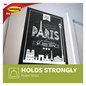 A Picture of product MMM-17024ES Command™ Poster Strips Removable, Holds up to 1 lb per Pair, 0.63 x 1.75, White, 12/Pack