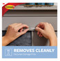 A Picture of product MMM-17026CLR40ES Command™ Clear Hooks and Strips Decorating Clips, Plastic, 0.15 lb Capacity, 40 48 Strips/Pack
