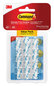 A Picture of product MMM-17026CLR40ES Command™ Clear Hooks and Strips Decorating Clips, Plastic, 0.15 lb Capacity, 40 48 Strips/Pack