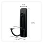 A Picture of product MMM-17036MBES Command™ Metal Hooks Adhesive Mount Hook, Large, Double Matte Black Finish, 4 lb Capacity, 1 and Strip/Pack