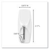 A Picture of product MMM-1706513 Command™ General Purpose Hooks Wire Medium, Metal, White, 2 lb Capacity, 13 and 16 Strips/Pack