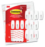 A Picture of product MMM-1706513 Command™ General Purpose Hooks Wire Medium, Metal, White, 2 lb Capacity, 13 and 16 Strips/Pack