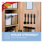A Picture of product MMM-17067CLR15NA Command™ Small Wire Hooks Plastic/Metal, Clear, 0.5 lb Capacity, 15 and 20 Strips/Pack