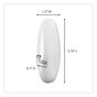 A Picture of product MMM-17068ES Command™ General Purpose Hooks Wire Medium, Metal, White, 3 lb Capacity, 2 and 4 Strips/Pack