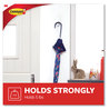 A Picture of product MMM-170693ES Command™ General Purpose Hooks Wire Large, Metal, White, 5 lb Capacity, 3 and 8 Strips/Pack