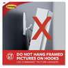 A Picture of product MMM-170693ES Command™ General Purpose Hooks Wire Large, Metal, White, 5 lb Capacity, 3 and 8 Strips/Pack