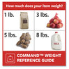 A Picture of product MMM-170693ES Command™ General Purpose Hooks Wire Large, Metal, White, 5 lb Capacity, 3 and 8 Strips/Pack