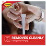 A Picture of product MMM-170834ES Command™ General Purpose Hooks Large, Plastic, White, 5 lb Capacity, 4 and 6 Strips/Pack