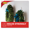 A Picture of product MMM-170834ES Command™ General Purpose Hooks Large, Plastic, White, 5 lb Capacity, 4 and 6 Strips/Pack