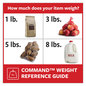 A Picture of product MMM-17083S16NA Command™ Designer Hooks Large, Plastic, White, 5 lb Capacity, 16 and 24 Strips/Pack