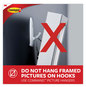 A Picture of product MMM-17200CLRES Command™ Assorted Refill Strips Removable, (8) Small 0.75 x 1.75, (4) Medium 2.75, Large 3.75, Clear, 16/Pack