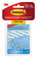 A Picture of product MMM-17200CLRES Command™ Assorted Refill Strips Removable, (8) Small 0.75 x 1.75, (4) Medium 2.75, Large 3.75, Clear, 16/Pack