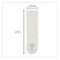 A Picture of product MMM-1720412ES Command™ Picture Hanging Strips Value Pack, Medium, Removable, Holds Up to 12 lbs, 0.75 x 2.75, White, Pairs/Pack