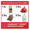 A Picture of product MMM-1720422 Command™ Picture Hanging Strips Removable, Holds Up to 3 lbs per Pair, Medium, 0.63 x 2.75, White, 22 Pairs/Pack