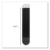 A Picture of product MMM-17206BLK12ES Command™ Bath Picture Hanging Strips Large, Removable, Holds Up to 4 lbs per Pair, 0.75 x 3.65, Black, 12 Pairs/Pack