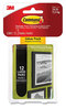 A Picture of product MMM-17206BLK12ES Command™ Bath Picture Hanging Strips Large, Removable, Holds Up to 4 lbs per Pair, 0.75 x 3.65, Black, 12 Pairs/Pack