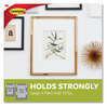 A Picture of product MMM-17206BLK Command™ Picture Hanging Strips Removable, Holds Up to 4 lbs per Pair, 0.75 x 3.65, Black, Pairs/Pack
