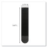 A Picture of product MMM-17206BLK Command™ Picture Hanging Strips Removable, Holds Up to 4 lbs per Pair, 0.75 x 3.65, Black, Pairs/Pack