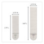 A Picture of product MMM-17209ES Command™ Picture Hanging Strips Value Pack, Removable, (8) Large 0.63 x 3.63 Pairs, (4) Medium 0.5 2.75 White