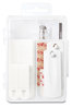 A Picture of product MMM-17221ES Command™ Picture Hanging Kit Assorted Sizes, Plastic, White, 1 lb; 4 lb Capacities, 24 Pieces/Pack