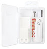A Picture of product MMM-17221ES Command™ Picture Hanging Kit Assorted Sizes, Plastic, White, 1 lb; 4 lb Capacities, 24 Pieces/Pack