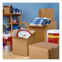 A Picture of product MMM-3500RD Scotch® Tough Grip Moving Packaging Tape with Dispenser, 3" Core, 1.88" x 54.6 yds, Clear
