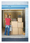 A Picture of product MMM-3500RD Scotch® Tough Grip Moving Packaging Tape with Dispenser, 3" Core, 1.88" x 54.6 yds, Clear