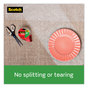 A Picture of product MMM-3500RD Scotch® Tough Grip Moving Packaging Tape with Dispenser, 3" Core, 1.88" x 54.6 yds, Clear