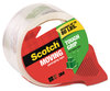 A Picture of product MMM-3500RD Scotch® Tough Grip Moving Packaging Tape with Dispenser, 3" Core, 1.88" x 54.6 yds, Clear