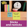 A Picture of product MMM-6228SSMIA Post-it® Notes Super Sticky Pads. 2 X 2 in. Miami Collection. 90 sheets/pad, 8 pads/pack.