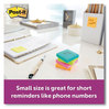 A Picture of product MMM-6545SSMIA Post-it® Notes Super Sticky Pads. 3 X 3 in. Supernova Neon Colors Collection. 90 sheets/pad, 5 pads/pack.