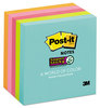 A Picture of product MMM-6545SSMIA Post-it® Notes Super Sticky Pads. 3 X 3 in. Supernova Neon Colors Collection. 90 sheets/pad, 5 pads/pack.