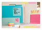 A Picture of product MMM-6756SSMIA Post-it® Notes Super Sticky Pads in Supernova Neon Colors Collection Note Ruled, 4" x 90 Sheets/Pad, 6 Pads/Pack