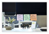 A Picture of product MMM-675R3SSNRP Post-it® Notes Ruled Super Sticky Pads with 100% Recycled Paper. 4 X 4 in. Wanderlust Pastels Collection. 70 sheets/pad, 3 pads/pack.