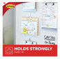 A Picture of product MMM-70005128379 Command™ General Purpose Hooks Small, Plastic, White, 1 lb Capacity, 6 and 12 Strips/Pack