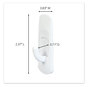 A Picture of product MMM-70005128379 Command™ General Purpose Hooks Small, Plastic, White, 1 lb Capacity, 6 and 12 Strips/Pack