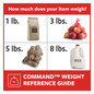 A Picture of product MMM-70005152858 Command™ Sawtooth Picture Hanger Value Pack Large, Plastic, White, 5 lb Capacity, 3 Hooks and 6 Strips/Pack