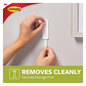 A Picture of product MMM-70005152858 Command™ Sawtooth Picture Hanger Value Pack Large, Plastic, White, 5 lb Capacity, 3 Hooks and 6 Strips/Pack