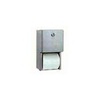 A Picture of product BOB-2888 Bobrick Matrix™ Series Two-Roll Tissue Dispenser,  6 1/4w x 6 7/8d x 13 1/2h, Gray