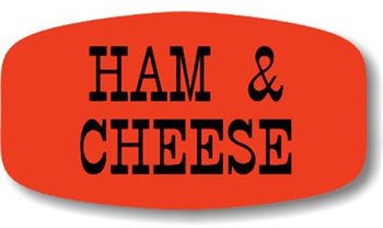 LABEL HAM & CHEESE. 1M per roll