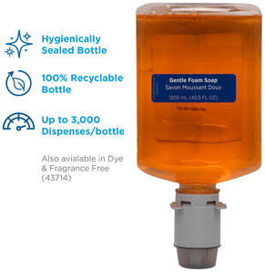 Pacific Blue Ultra® Gentle Foam Hand Soap Refills For Manual Dispensers By Gp Pro (Georgia Pacific), Pacific Citrus®, 4 Bottles/Case 4 Bottle(S) @ 1200 Ml, 4800 Ml, 1200 Ml