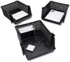 A Picture of product AVT-39221 Advantus Nest and Stack Open Lid Storage Bin 13.5" x 15" 8.5", Black, 3/Pack