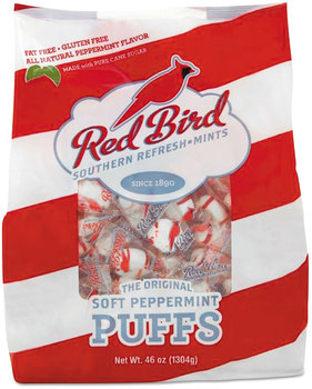 Red Bird Peppermint Puffs, Peppermint, Tub, 46 oz