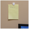 A Picture of product AVT-75356 Advantus Magnetic/Adhesive Clips 0.25" Jaw Capacity, White, 20/Box