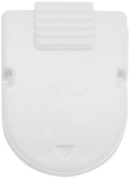 Advantus Magnetic/Adhesive Clips 0.25" Jaw Capacity, White, 20/Box