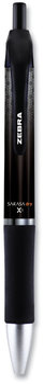Zebra® Sarasa® Dry Gel X1 Retractable Pen Medium 0.7 mm, Blue Ink, Barrel, 12/Pack