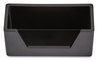 A Picture of product TUD-24380413 TRU RED™ Business Card Holder Holds 80 Cards, 3.97 x 1.73 1.77, Plastic, Black