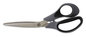 A Picture of product TUD-24380498 TRU RED™ Non-Stick Titanium-Coated Scissors 8" Long, 3.86" Cut Length, Gun-Metal Gray Blades, Gray/Black Bent Handle